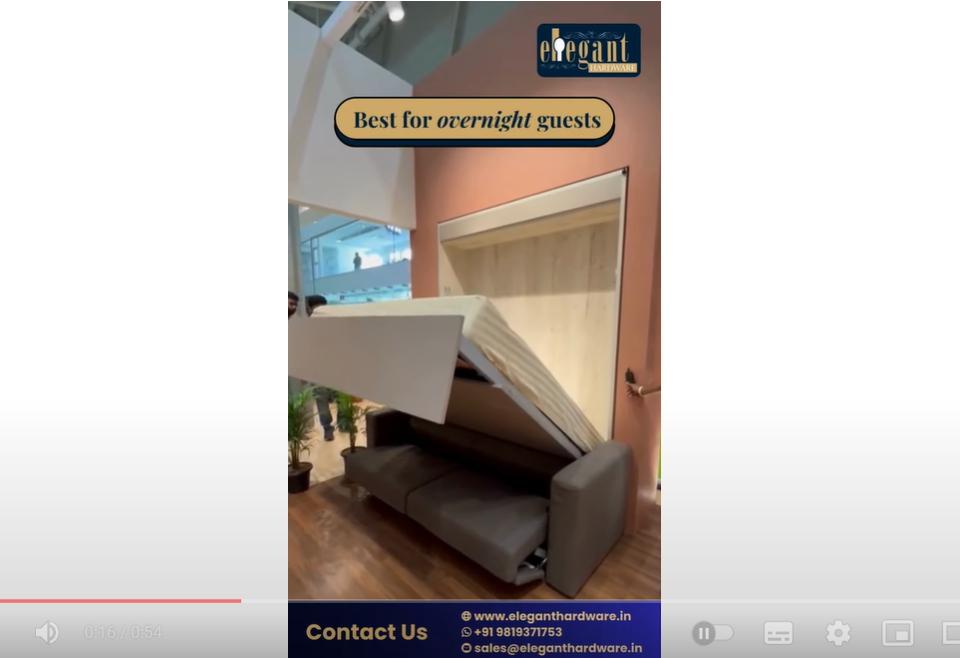 wall mount sofa that turns into a bed